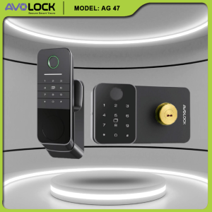 Khóa Cửa Cổng Vân Tay 2 Mặt Avolock AG47 – Nhỏ Gọn, Bền Bỉ, An Toàn Tuyệt Đối